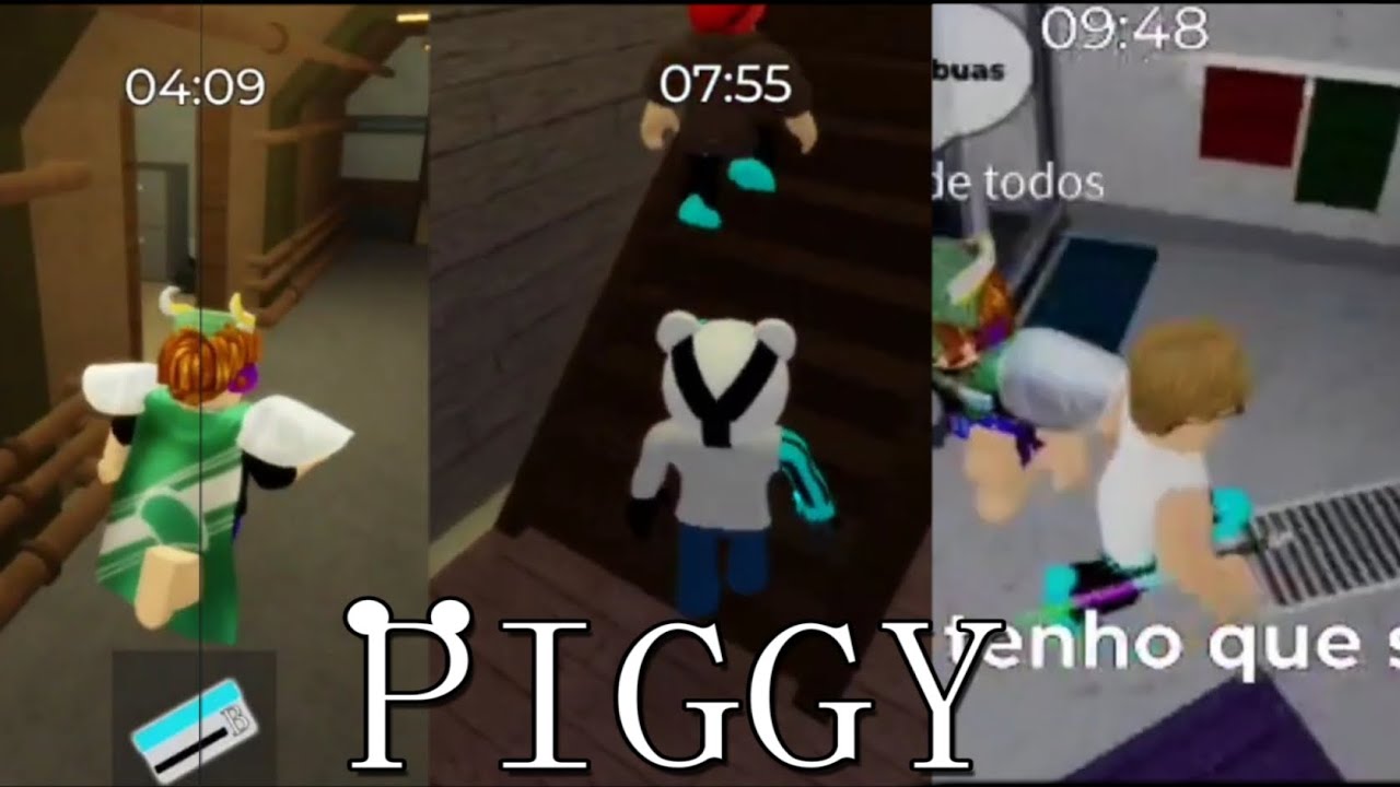 Jogando Piggy com meu primo (Roblox PIGGY)