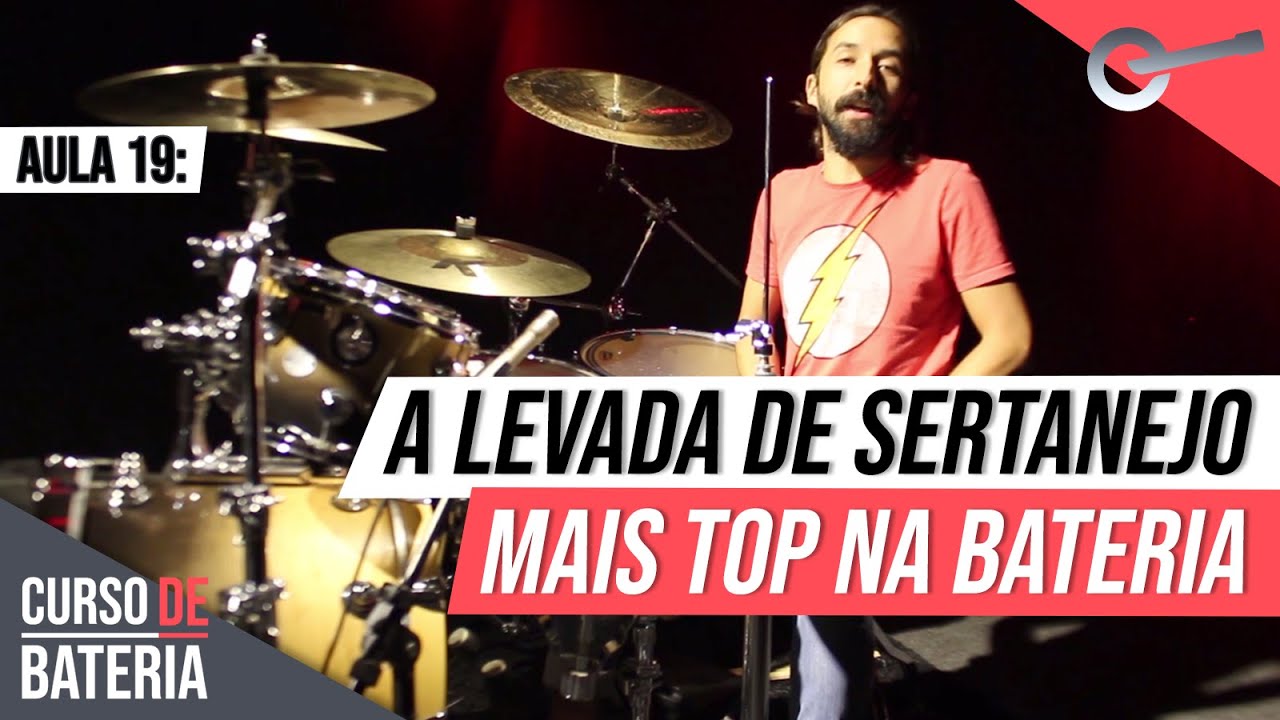 A Levada mais Fácil pra Tocar Sertanejo na Bateria l Curso de Bateria - Aula 19