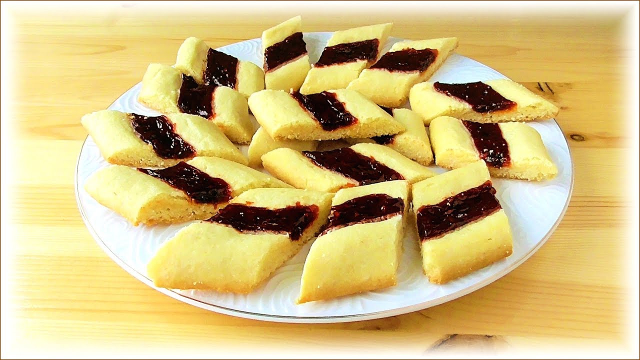 Печенье с вареньем! Самый простой, быстрый и вкусный рецепт