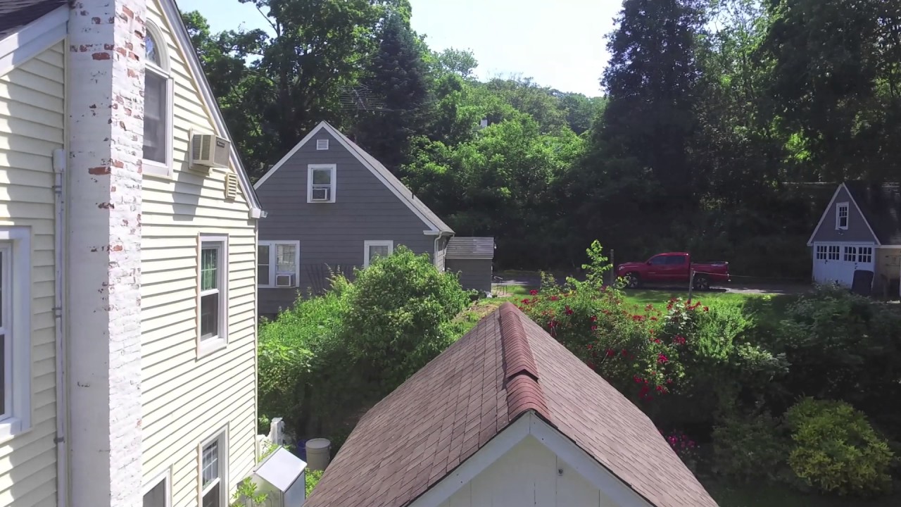 DRONE VIDEO OF PORT JEFF, NEW GAF ROOF, AND NEW CERTAINTEED SIDING