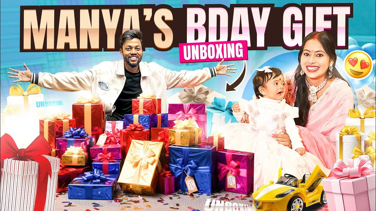 Manya ko mila birthday pe itna sara gifts 🎁|| Gifts unboxing 😍