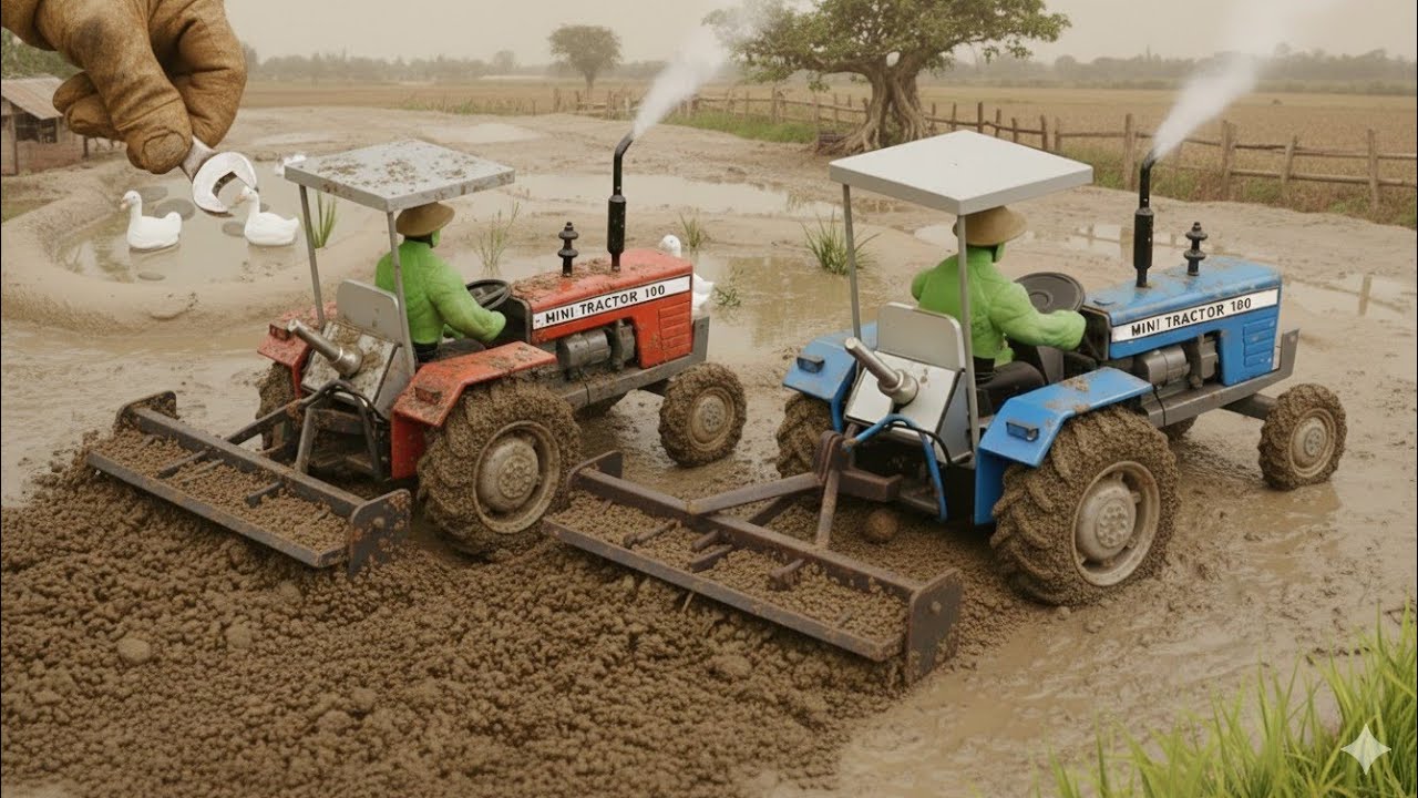 TOP DIY Most Creative Scientific Idea | DIY Tractor Plough Machine Science Project @manucreator2 