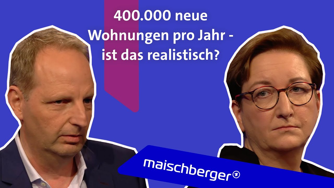 Wie löst die Bundesregierung das Wohnungsproblem? Klara Geywitz und Thomas Heilmann | maischberger