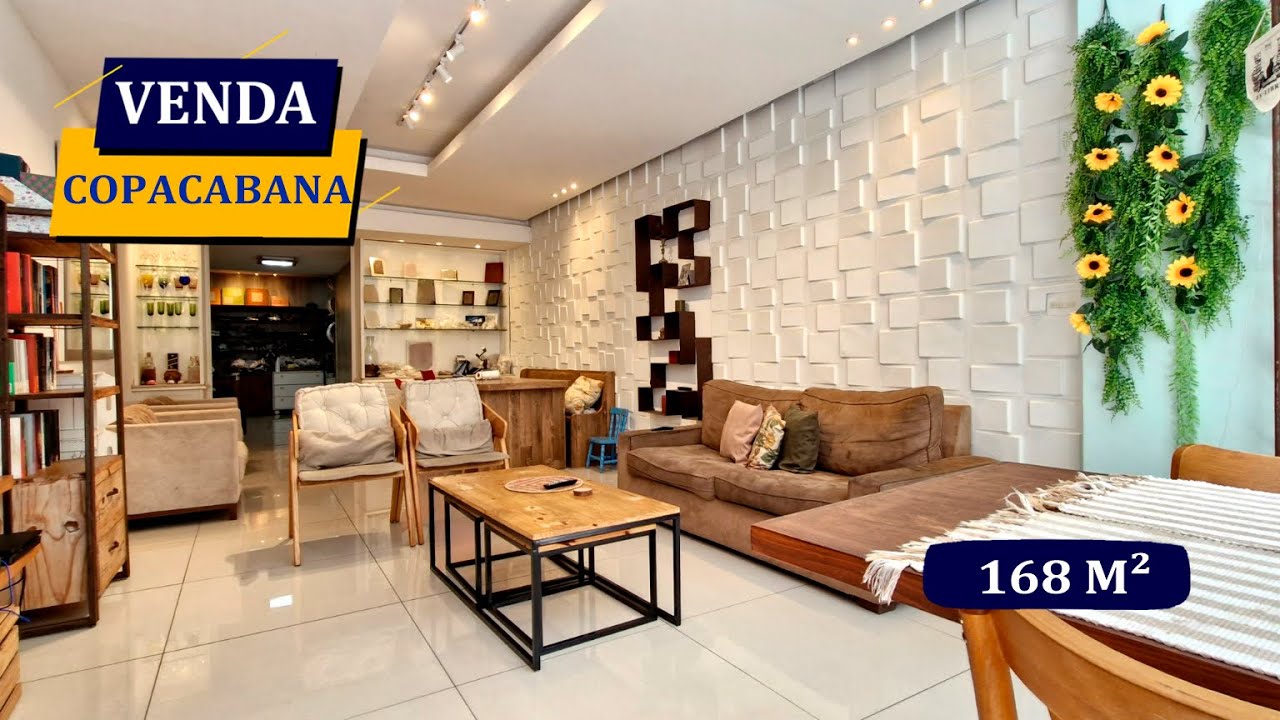 COPACABANA RUA SANTA CLARA LINDO APARTAMENTO 168M² SALÕES HALL PRIVATIVO 3 QUARTOS 4 BANHEIROS VAGA