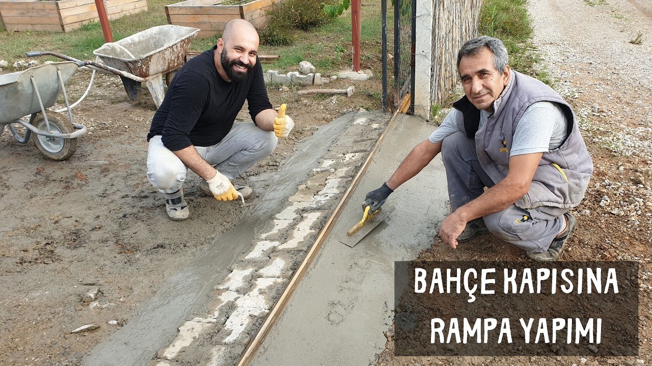 Bahçe Kapısına Rampa Yapımı