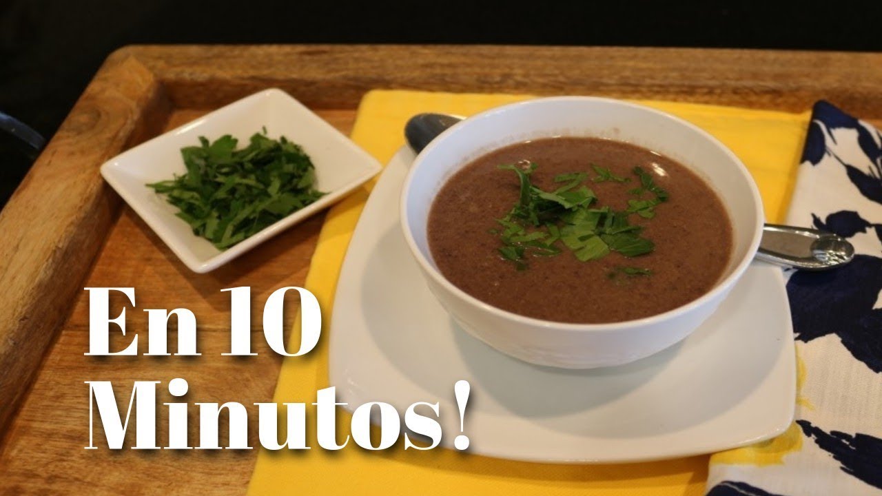 Crema o Sopa de Frijol  / Riquisima, Economica y Nutritiva
