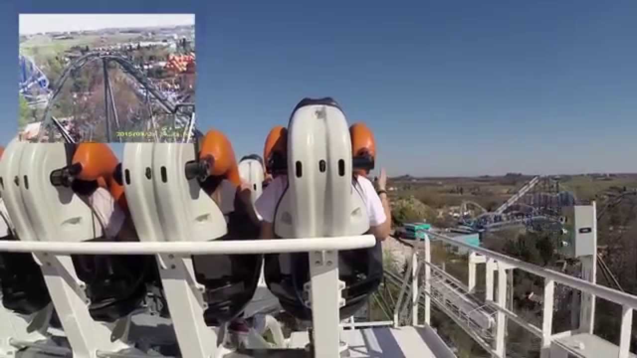Gardaland Oblivion - on ride with double camera