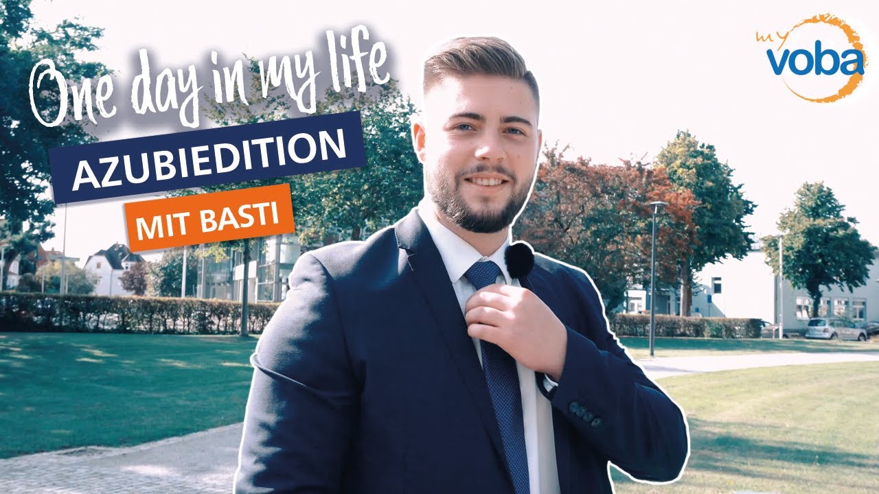DAS ERSTE MAL - unterwegs mit Basti!👨🏽‍💼 #AZUBIALLTAG/ AUSBILDUNG BEI DER BANK #VOLKSBANK