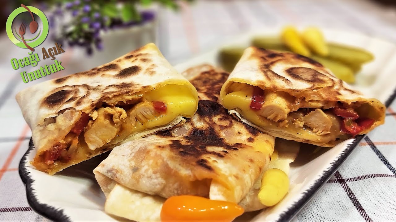YEMEĞE DOYAMAYACAĞINIZ, EVDE TAVUK WRAP NASIL YAPILIR?