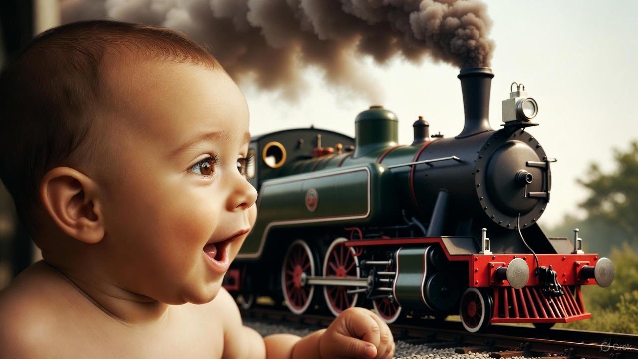 🚂🎶 Vem Pro Trem da Diversão, Bebê! | Música Infantil Alegre para Bebês & Crianças 😄💛