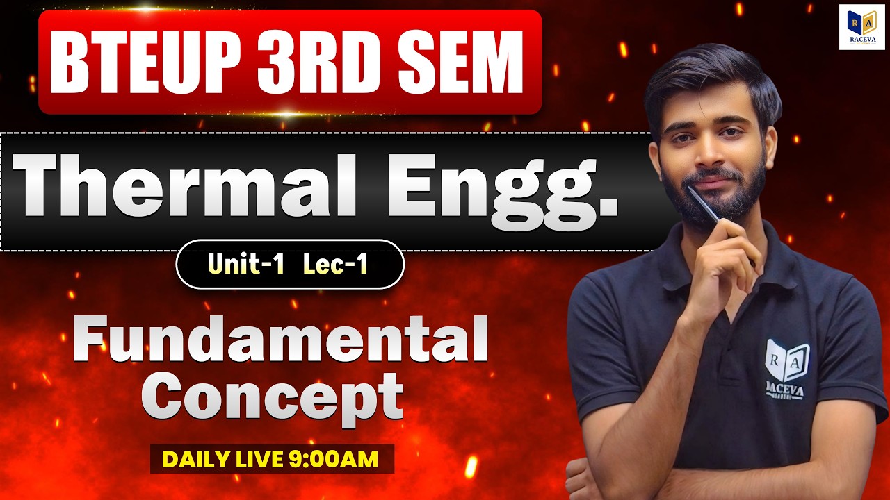 Thermal Engineering | Unit-1 (Fundamental Concept) Lec-1 | BTEUP 3rd Semester