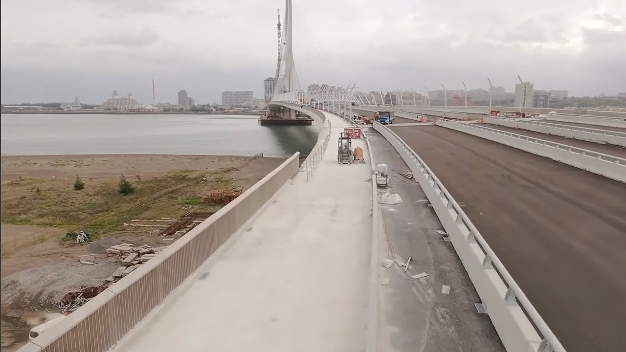 2026.03.08  淡江大橋 靜靜地  八里端  近距離觀察
