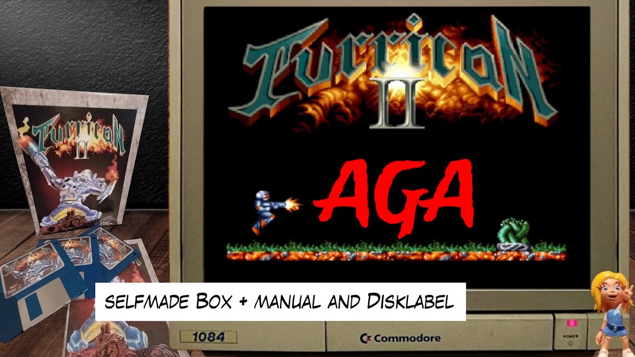 How to: Amiga Turrican 2 AGA Handcraft selfmade box 🎨 DIY komplette Spielebox 🎨Deutsch+English subs