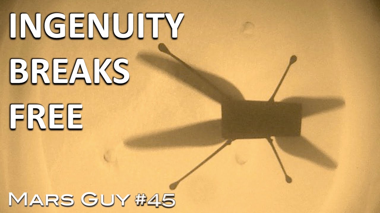 Mars helicopter escapes sand trap