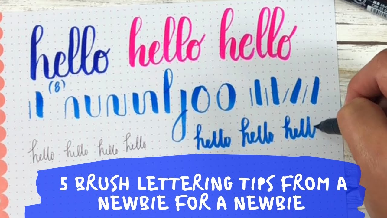Happy Planner | 5 Brush Lettering Tips from a Newbie for a Newbie