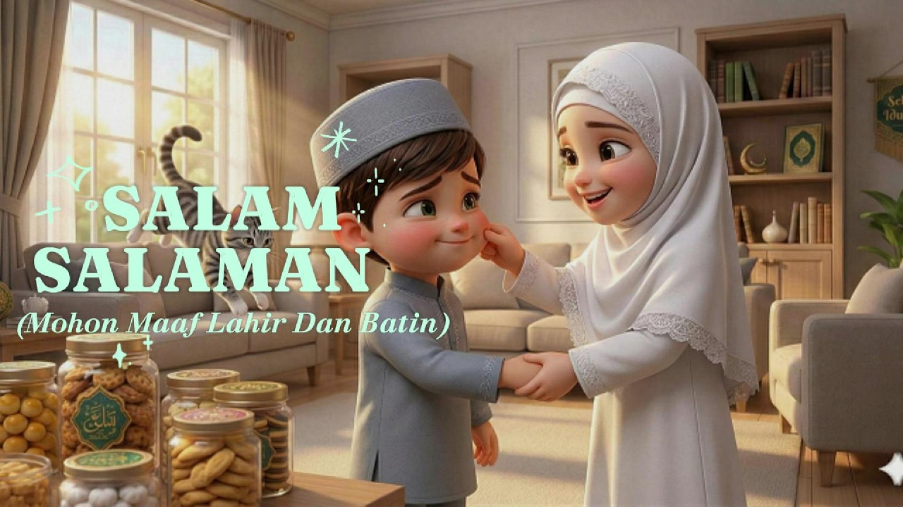 Salam-Salaman (Mohon Maaf Lahir dan Batin) 🌙 🕌 🎵 - Lagu Anak Balita Terbaru 2026 | Animasi Ceria