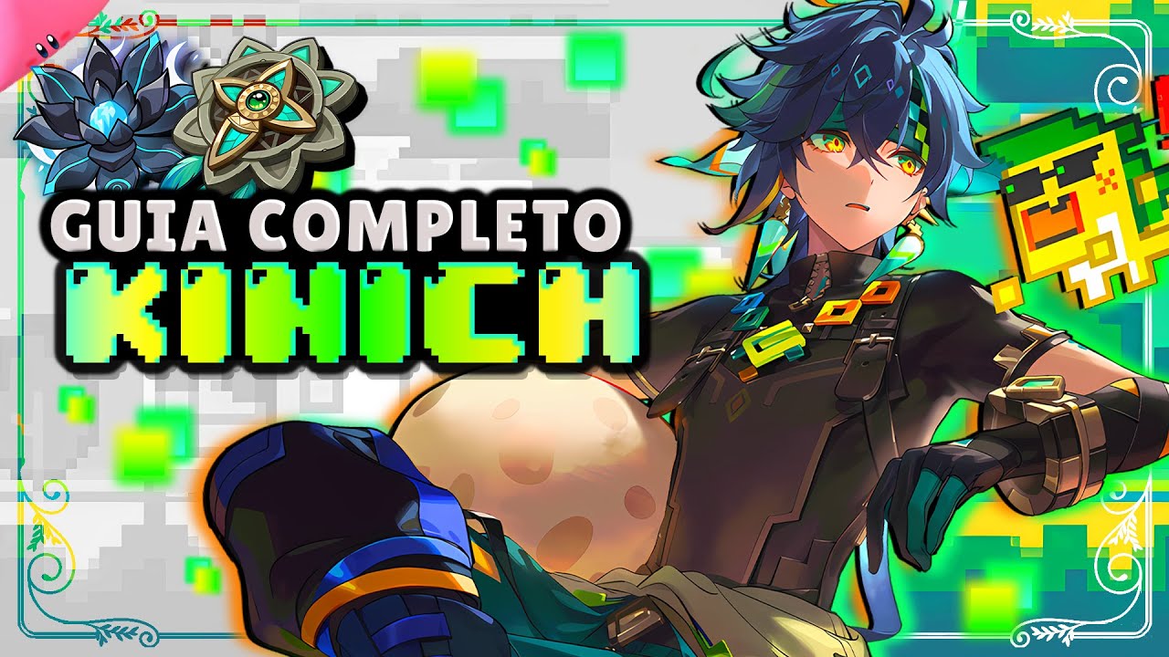 A GAMEPLAY MAIS ÚNICA DO GENSHIN! GUIA COMPLETO DO KINICH - Build, Times, Vale a Pena?