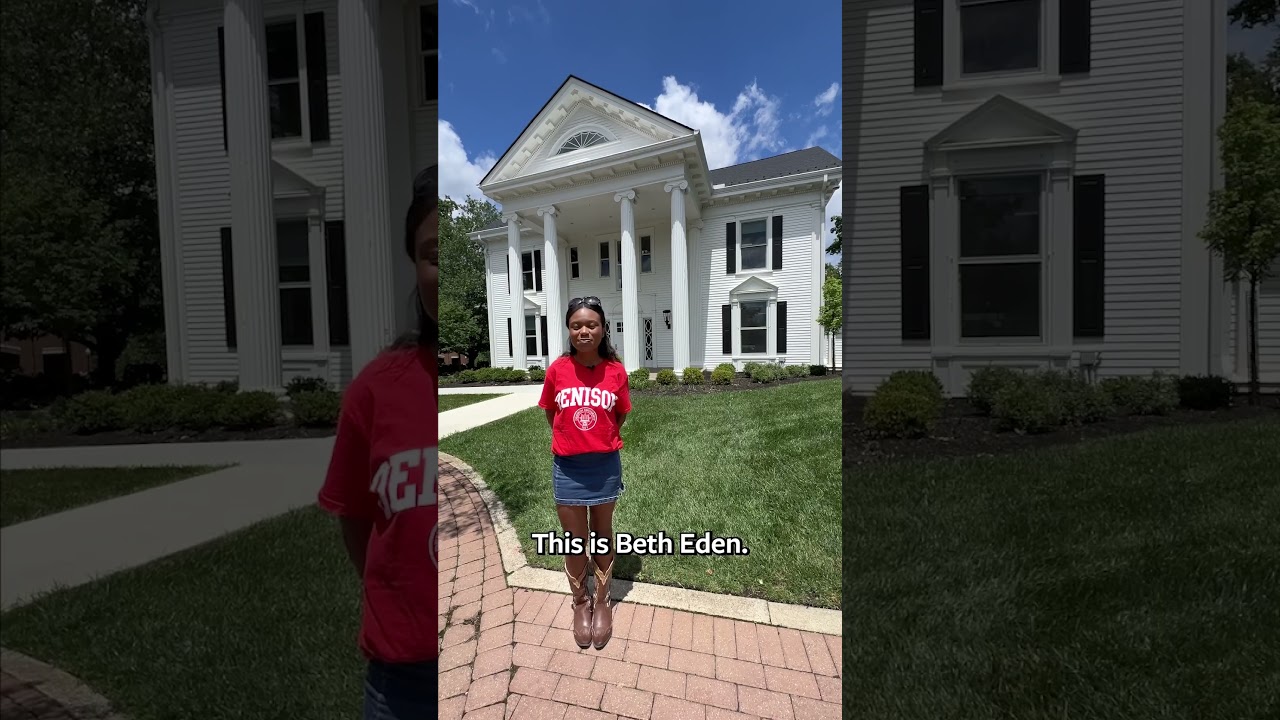 A 60-second tour of Denison University's campus in Granville, Ohio! (Part 1) #college #collegetour