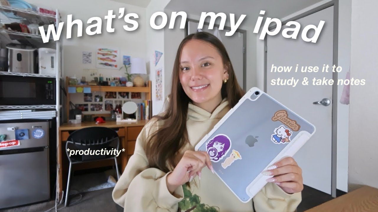 WHAT'S ON MY IPAD: how i study & take notes in college 📝