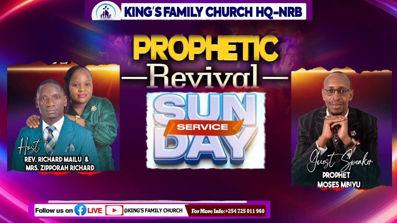 Prophetic Revival Sunday//Guest:Prophet. Moses Mbiyu//Host: Rev. Richard Mailu//08:02:2026