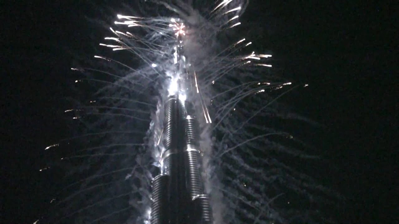 Burj Dubai / Khalifa opening ceremony fireworks in HD