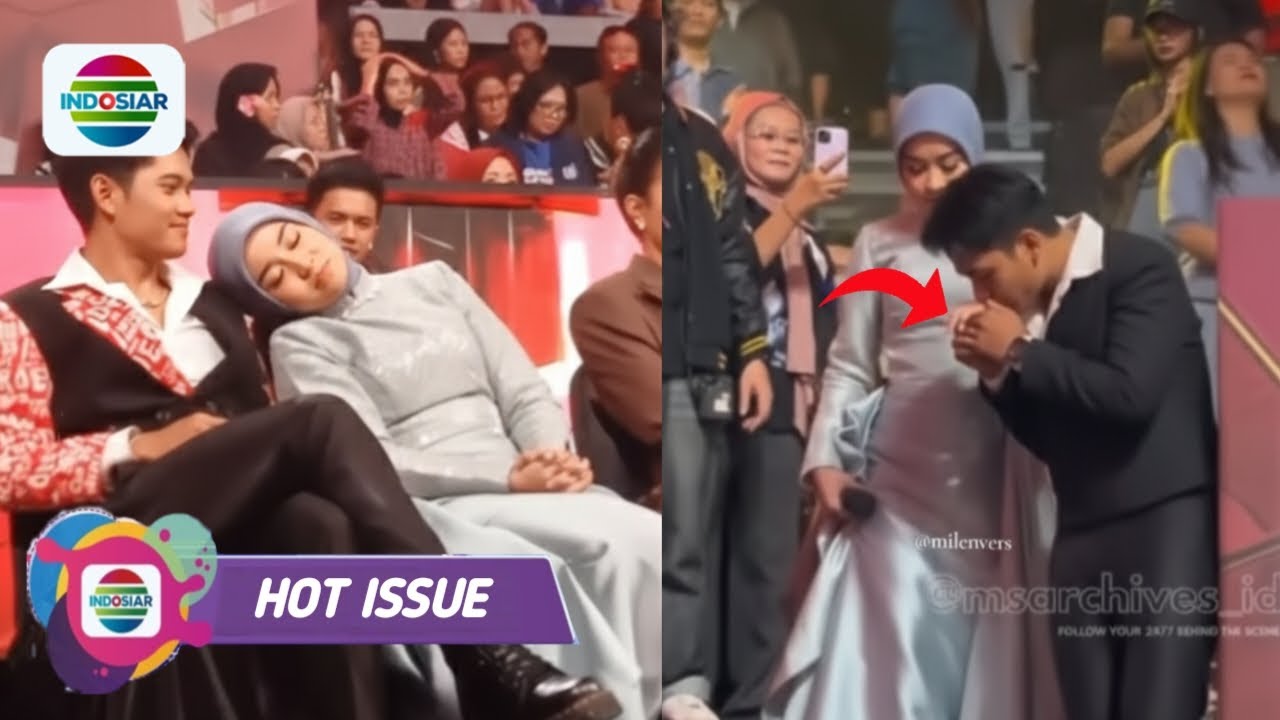 Kejutan romantis!! Valen tak disangka tiba tiba cium tangan Mila di depan semua penonton bikin baper