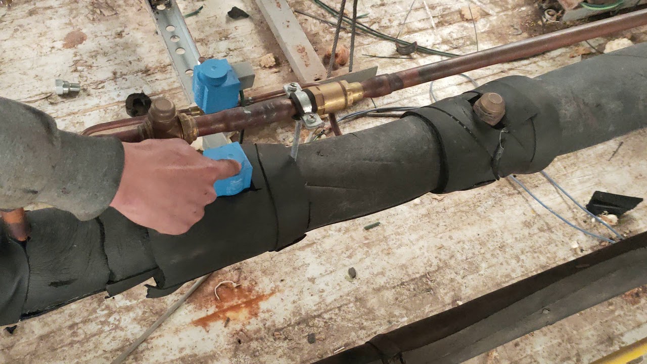 Dégivrage par gaz  chaud central  négativeالجزء 1 نظام الديفروست بالغاز الساخن1