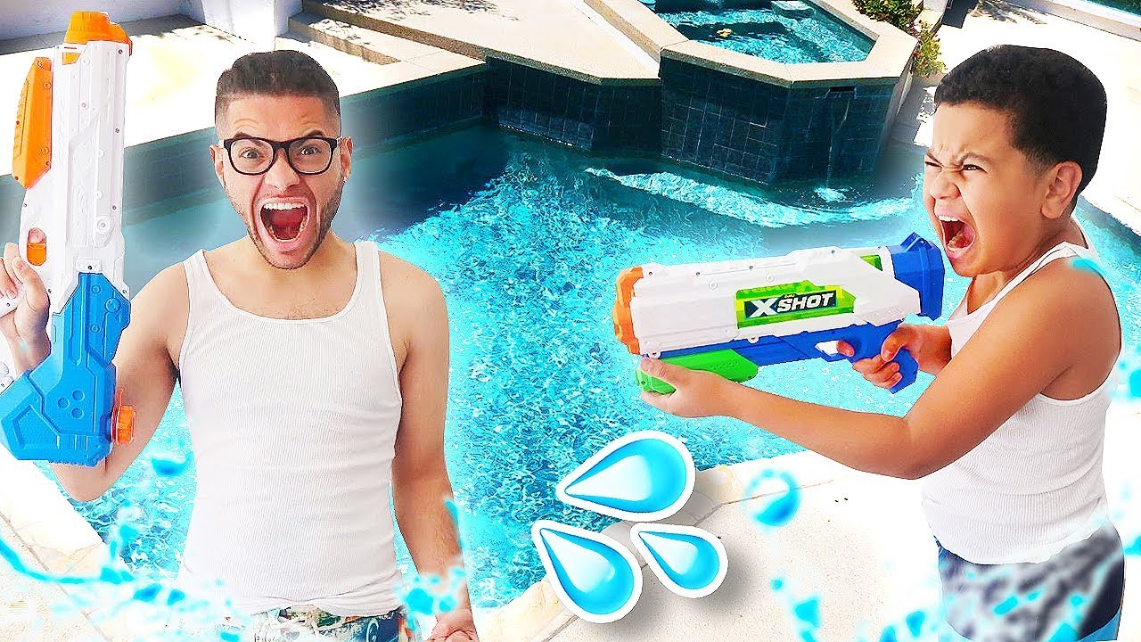 Our First Time EVER In The Mega Mansion Pool! | MindofRez