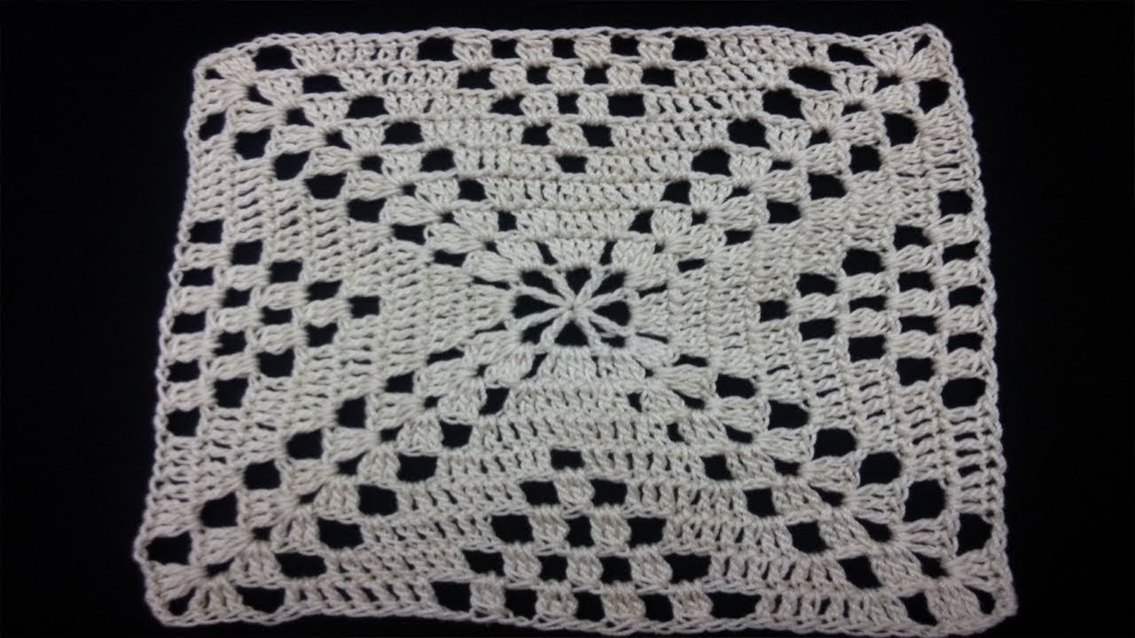 COMO HACER CUADROS TEJIDOS A CROCHET 🧶🤩