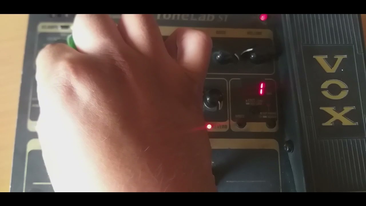 Vox tonelab ST tutorial didáctico pedal de expresión