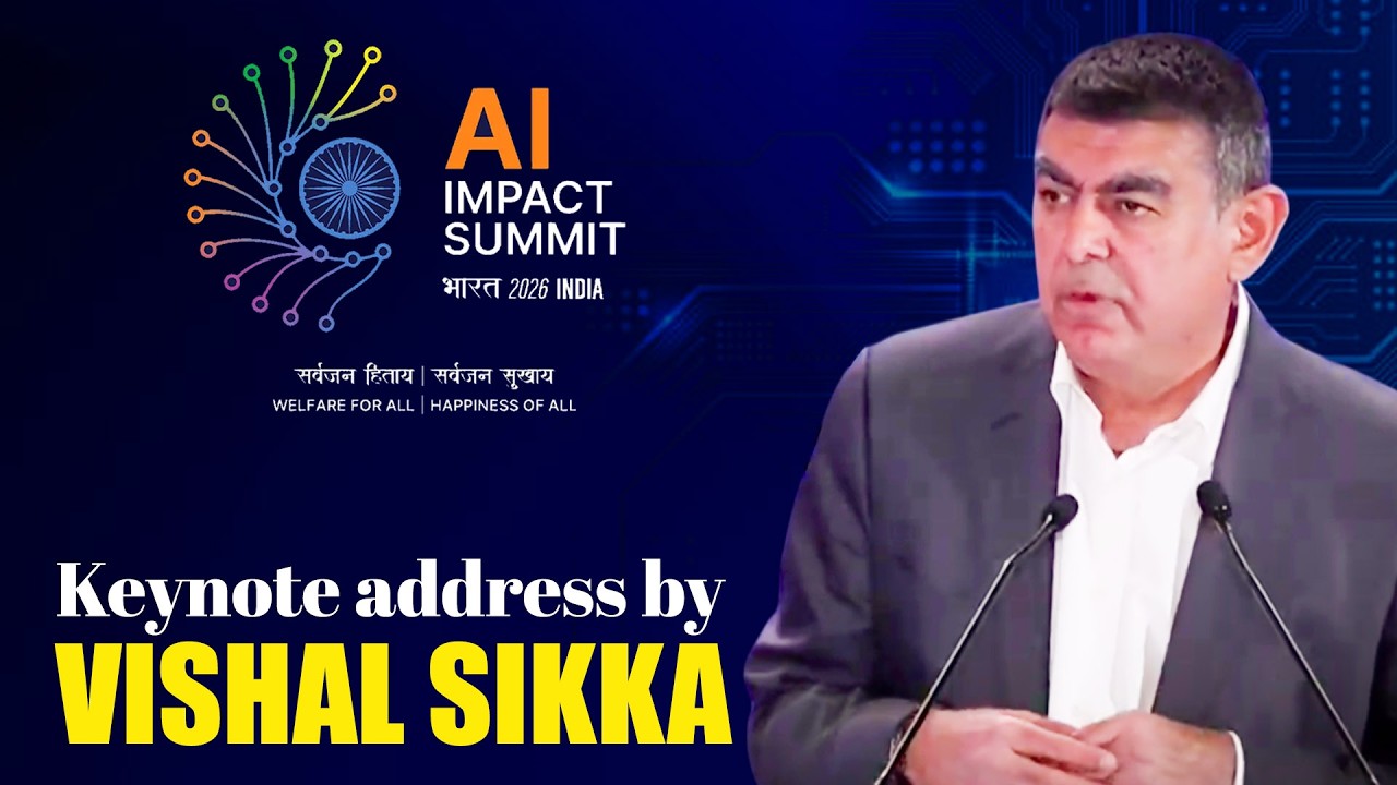 Vishal Sikka, founder and CEO of Vianai address at India AI Impact summit |AI Growth |Job | Delhi