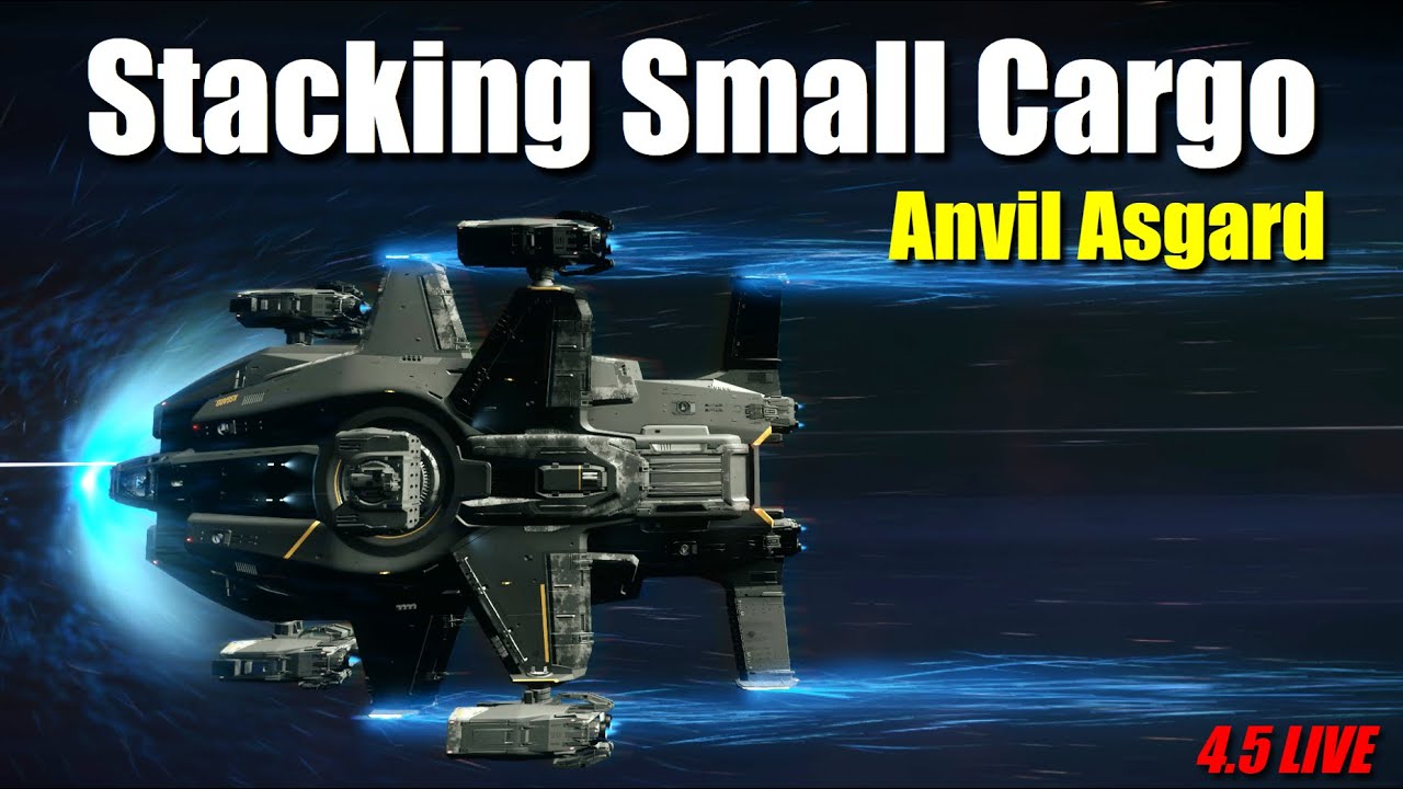 Stacking Cargo Contracts for Planetary Hauling with the Asgard - Star Citizen Gameplay in 4.5 LIVE