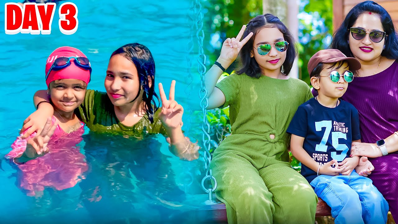 Wild Planet Resort 🌿 Day 3 Adventures |  Swimming Pool Masti 