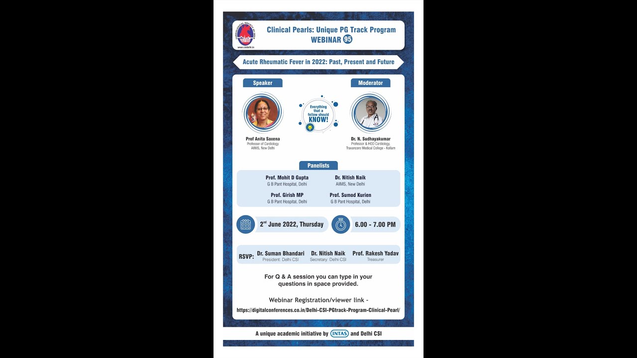 Acute Rheumatic Fever in 2022: Past, Present and Future: Session 95