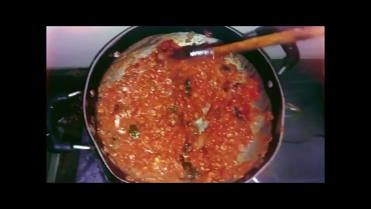 Easy tomato curry 