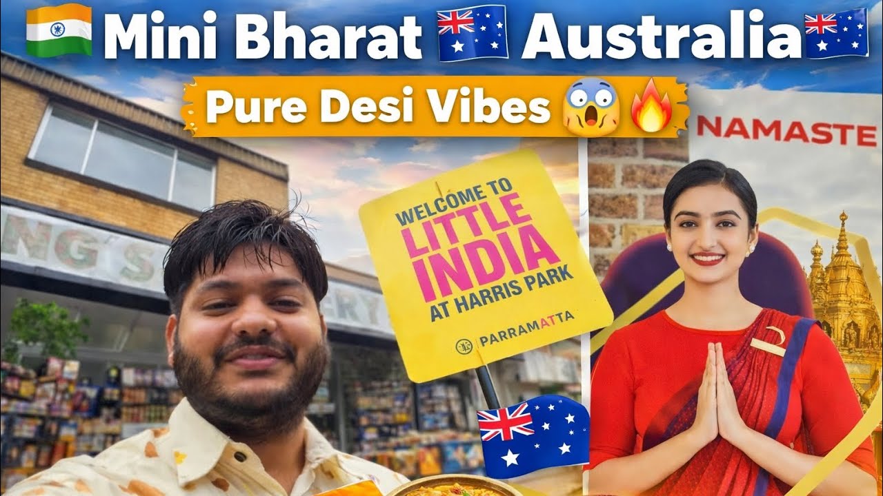 Mini India in Australia 🇮🇳 | Harrish Park Little India Vlog | Desi Heaven in Australia 🇮🇳🔥
