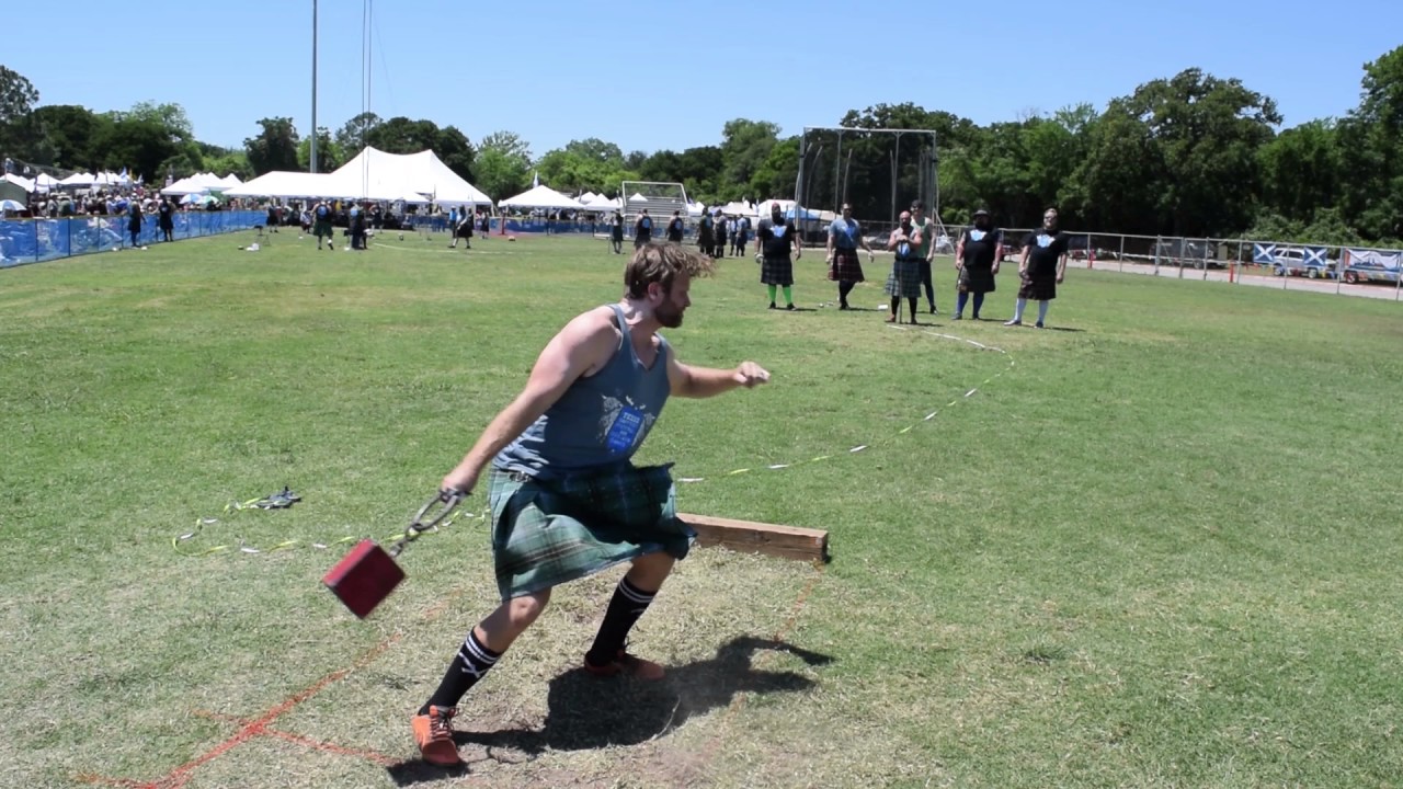 56 lb. Weight For Distance - 2017 Texas Scottish Festival