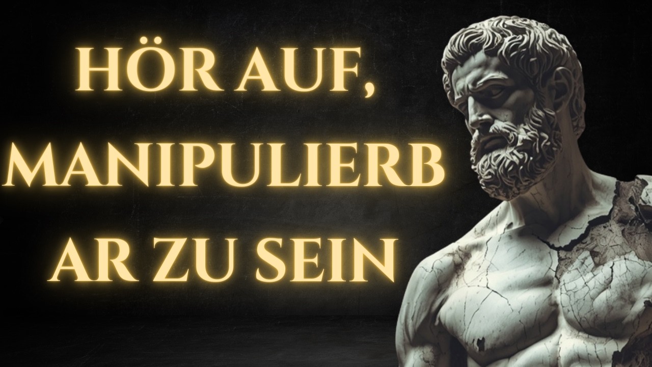 Hör auf, manipulierbar: zu sein Stoische Lektionen, die nur wenige akzeptieren