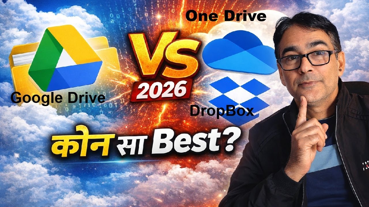 Which cloud storage is best in 2026? | Which one should you choose? G Drive Vs One Drive Vs Dorpbox