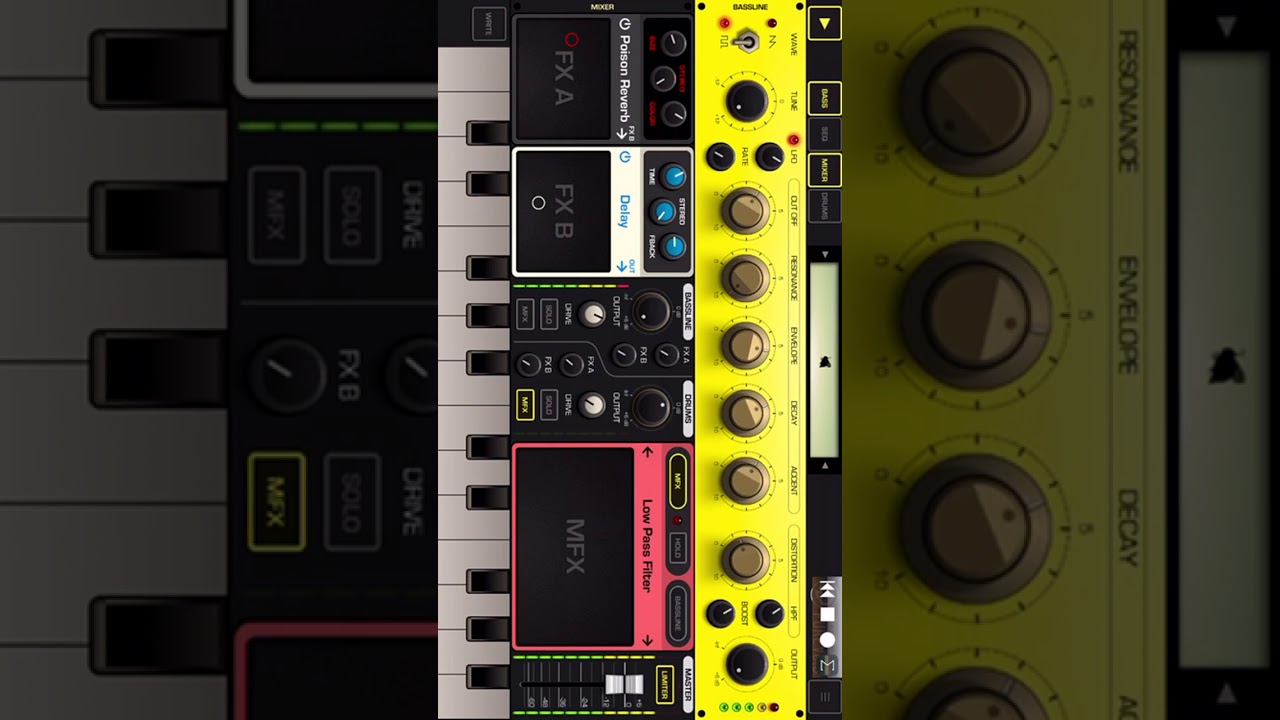 Pure Acid with random automation from apeMatrix in AUM.