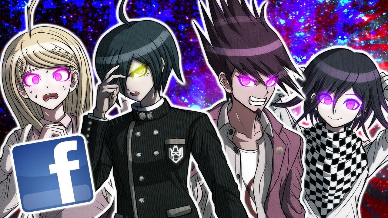 Shuichi and gang look at terrible Facebook memes