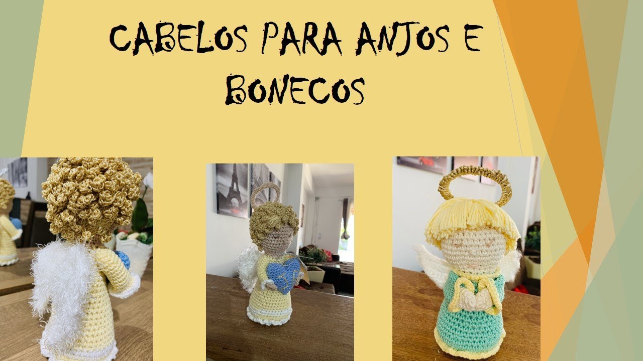 CABELOS PARA ANJOS E BONECOS