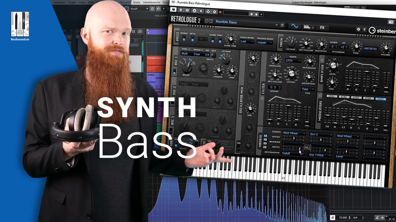 Noch nie an den Synth gewagt? - Retrologue 2 Bass Tutorial für Anfänger