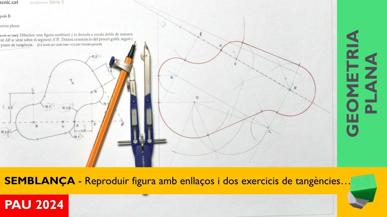 2024 - SEMBLANÇA - ✏️ Com resoldre les tangents exteriors i interiors❓ - PAU 2024 - Geometria Plana