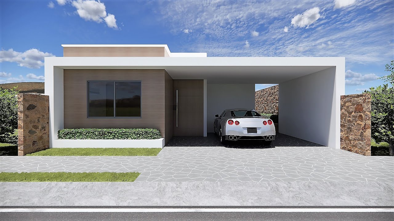 CASA CALIDA Y ACOGEDORA  DE UNA PLANTA 3 DORMITORIOS 10X20m