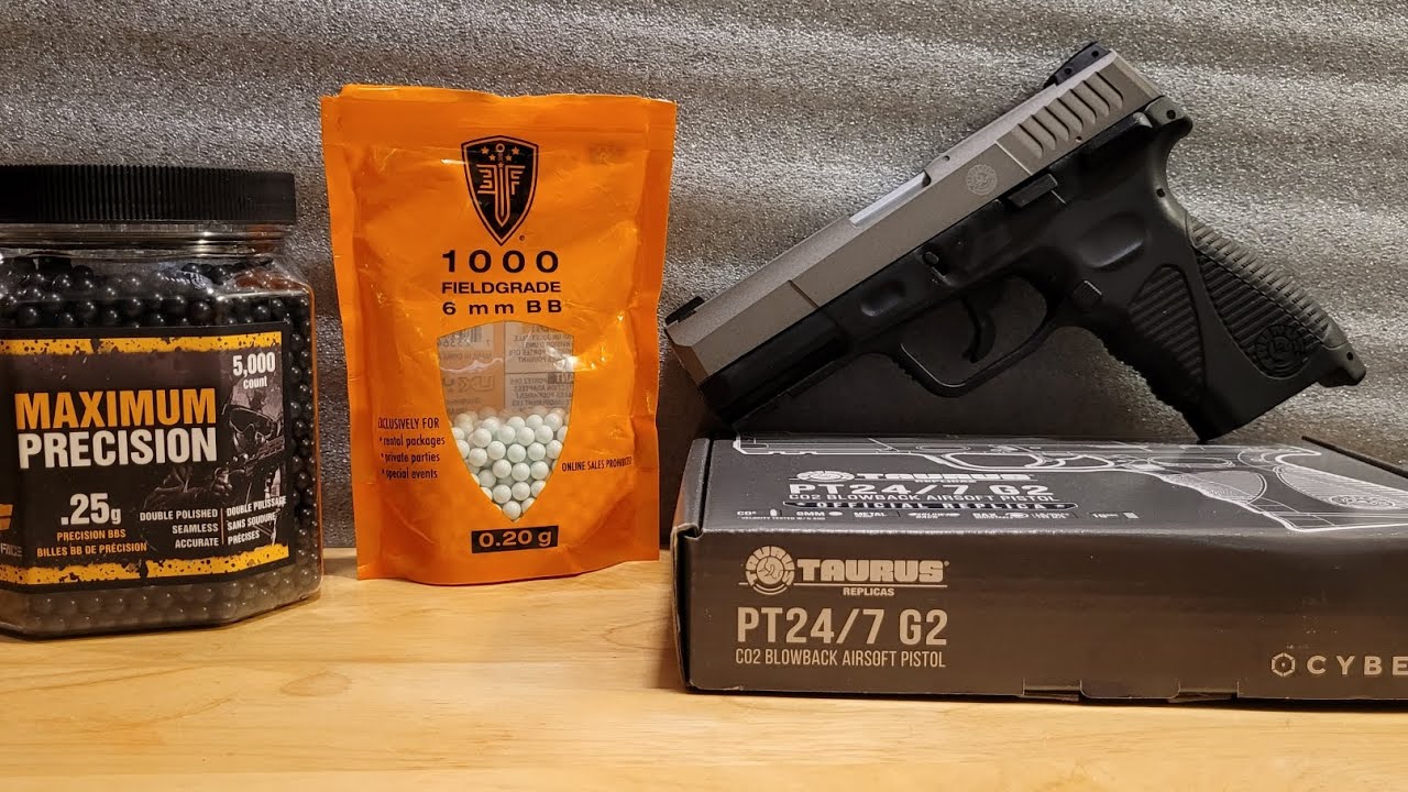 Taurus PT 24/7 G2 from Cybergun Target Test