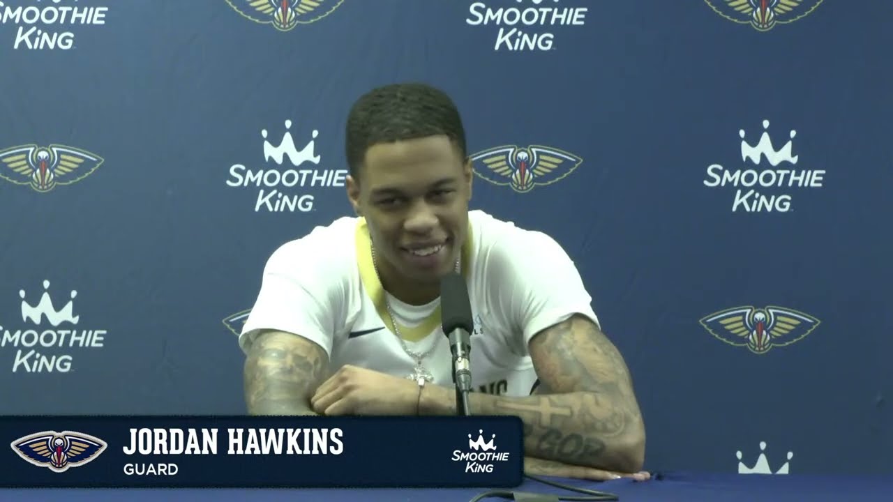 Jordan Hawkins interview | Pelicans Media Day 2024