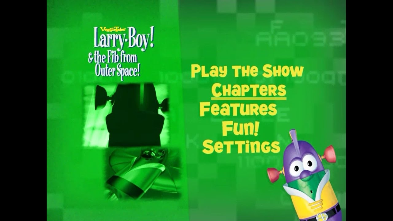 VeggieTales Larry-Boy! And the Fib From Outer Space! Menus
