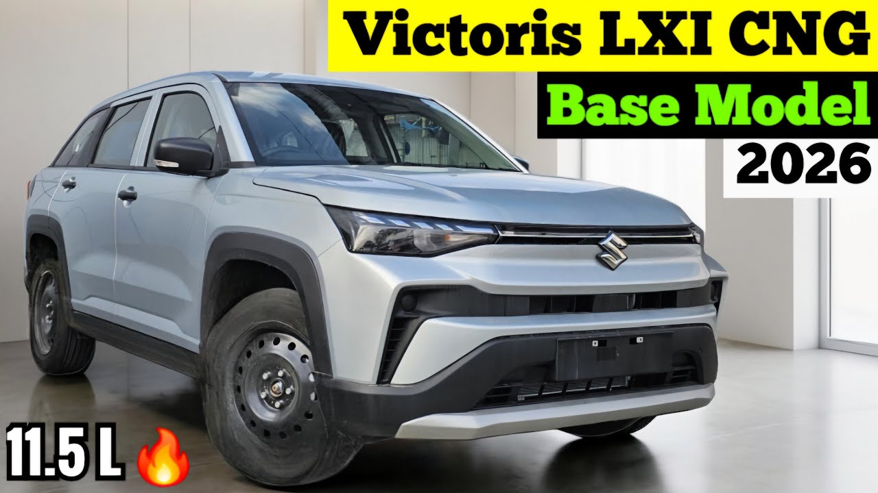 Better Than CRETA❓️ Maruti VICTORIS Lxi CNG @11.5L Review ❤️ VICTORIS Base Model 🔥#victoris2026 
