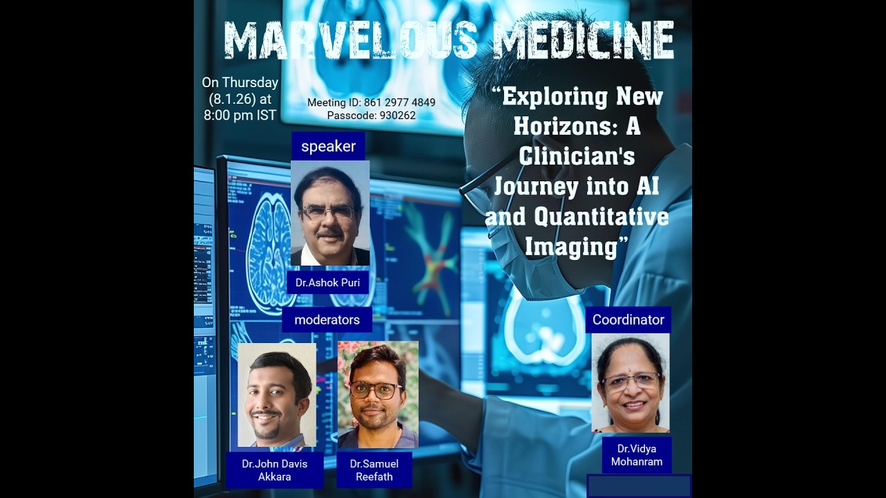 Exploring new horizons: Journey into AI and quantitative Imaging - Dr.Ashok Puri
